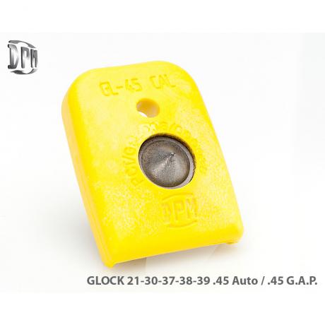 MFPY-GL/2 - Polymerová patka na zásobník s rozbíječem oken pro Glock 21, 30, 37, 38, 39 (45Auto / .45 GAP) žlutá