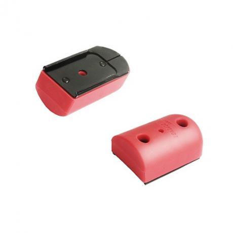 IMI-PFP01 - Pogumovaná patka na kovové zásobníky (9mm .40 .357) - červená
