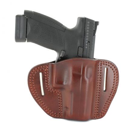 LB-P10C-BR-OUT - Vnější kožené opaskové pouzdro pro CZ P-10 C hnědé