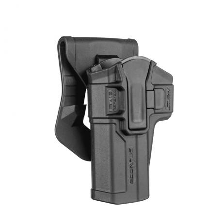 SC G21 LH L1 - Polymerové pouzdro Scorpus pro (Glock 20, 21, 29, 30, 40) bez pojistky (pádlo) pro leváka černé