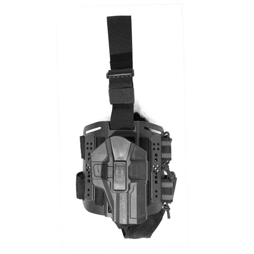 SC UPS MTR RH L2 - Stehenní platforma Scorpus s pouzdro HK USP s pojistkou pro praváka MTR R - černé